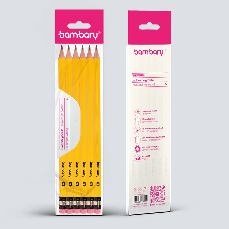 LAPICES DE GRAFITO X6