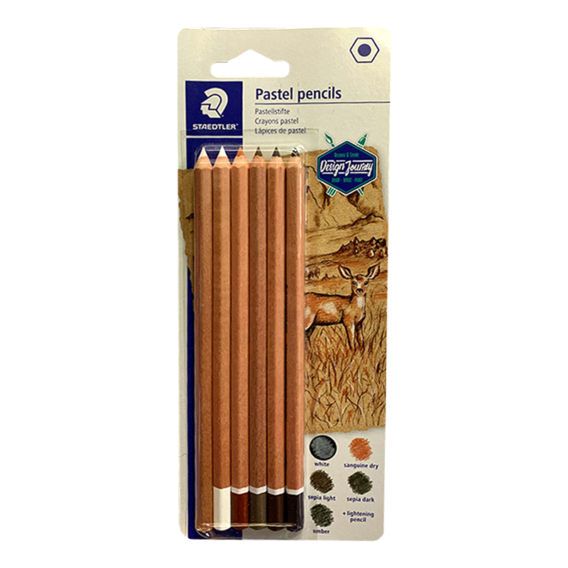 LAPIZ PASTEL LUMOGRAPH 6PZ