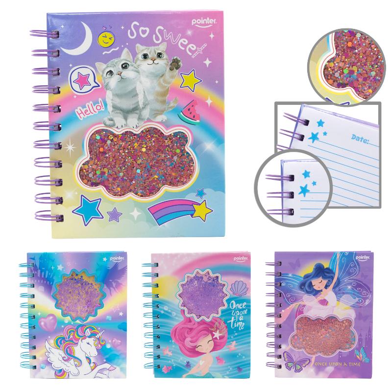 LIBRETA DE APUNTES ESPIRAL (UNICORNIO)