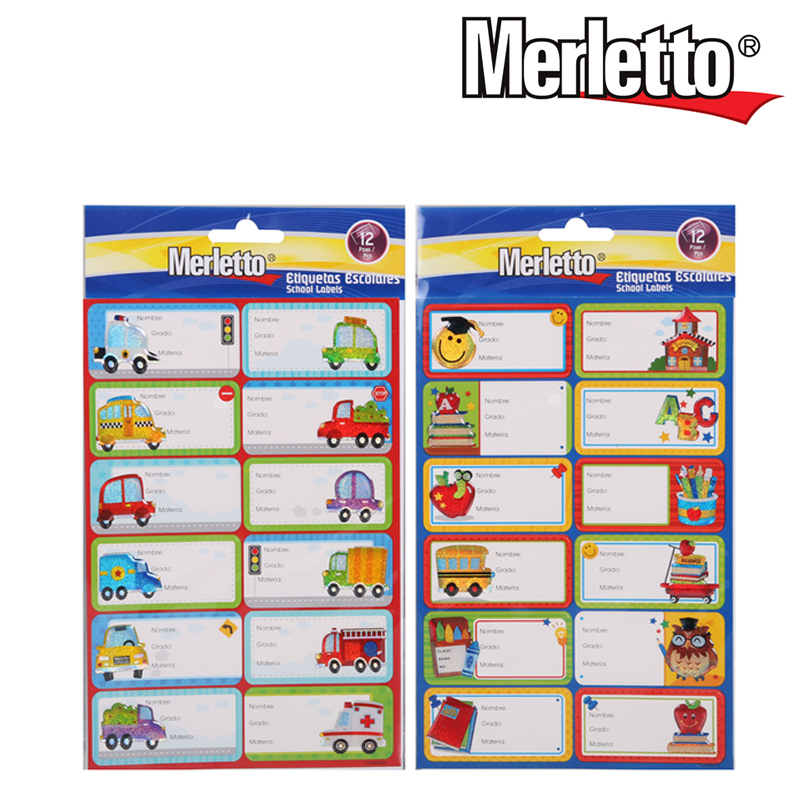 ETIQUETAS ESCOLARES
