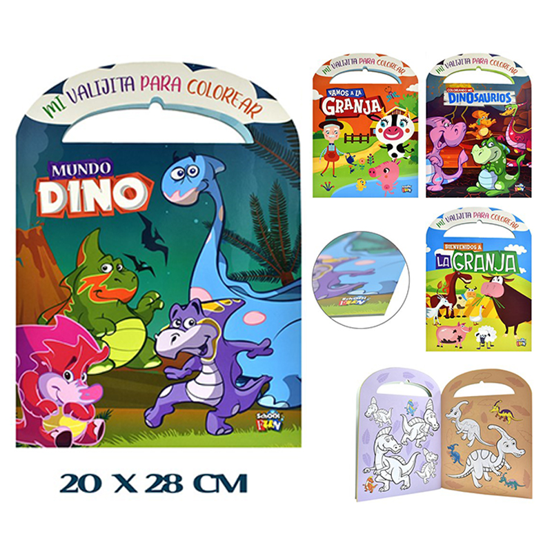 LIBROS DE COLOREAR- MI VALIJA P/ COLOREAR- 8PAG