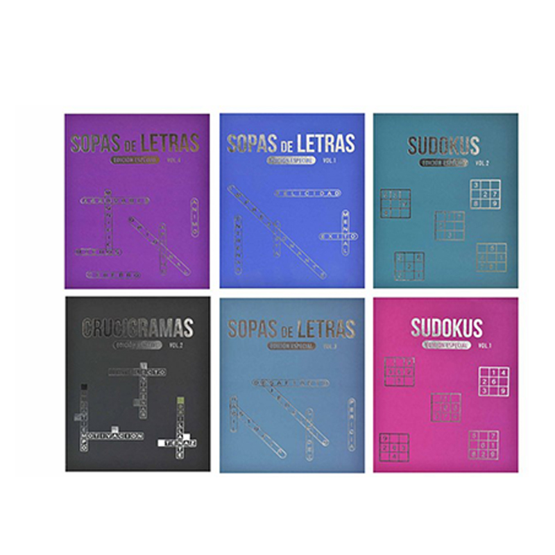 LIBROS DE PASATIEMPOS