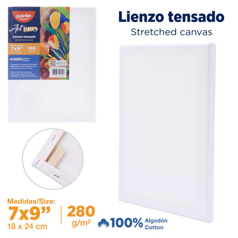 LIENZO BLANCO 18x24cm