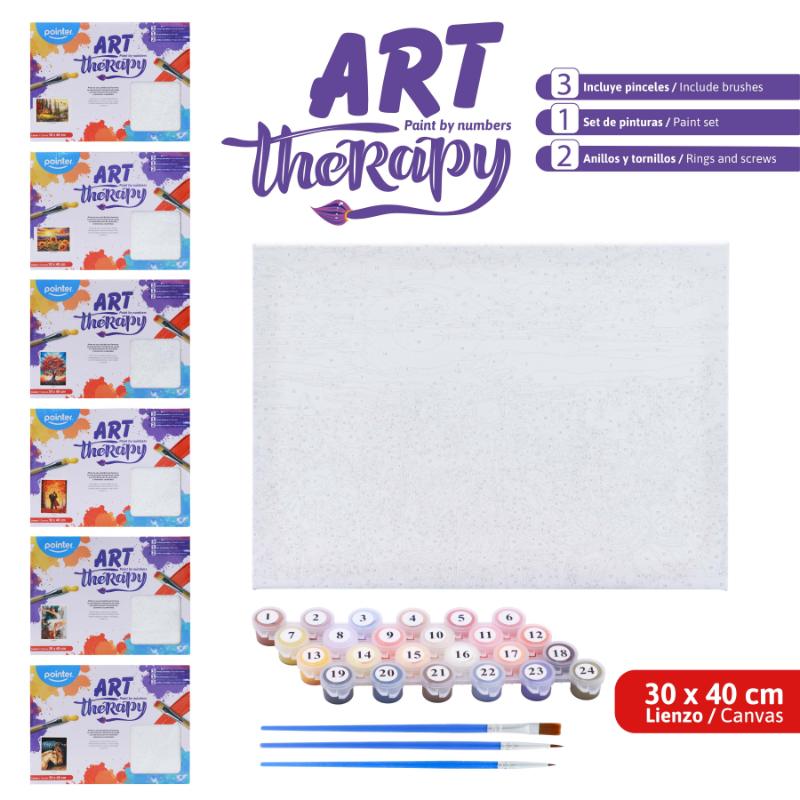 LIENZO PARA COLOREAR 30 x 40cm