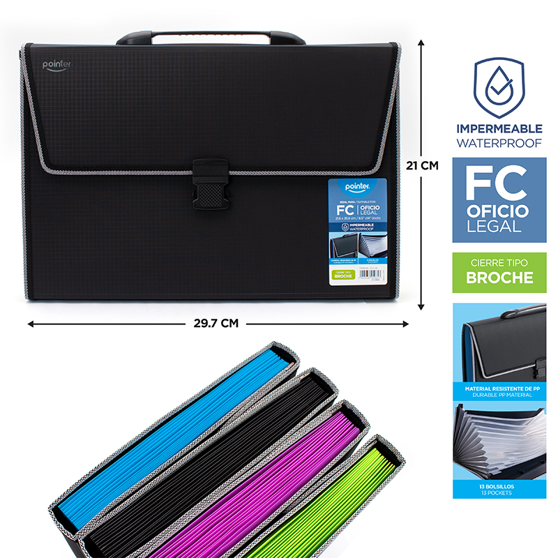 MALETIN ARCHIVADOR EXPANDIBLE PORTADOCUMENTOS