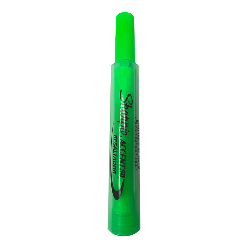 MARCADOR RESALTADOR VERDE X1