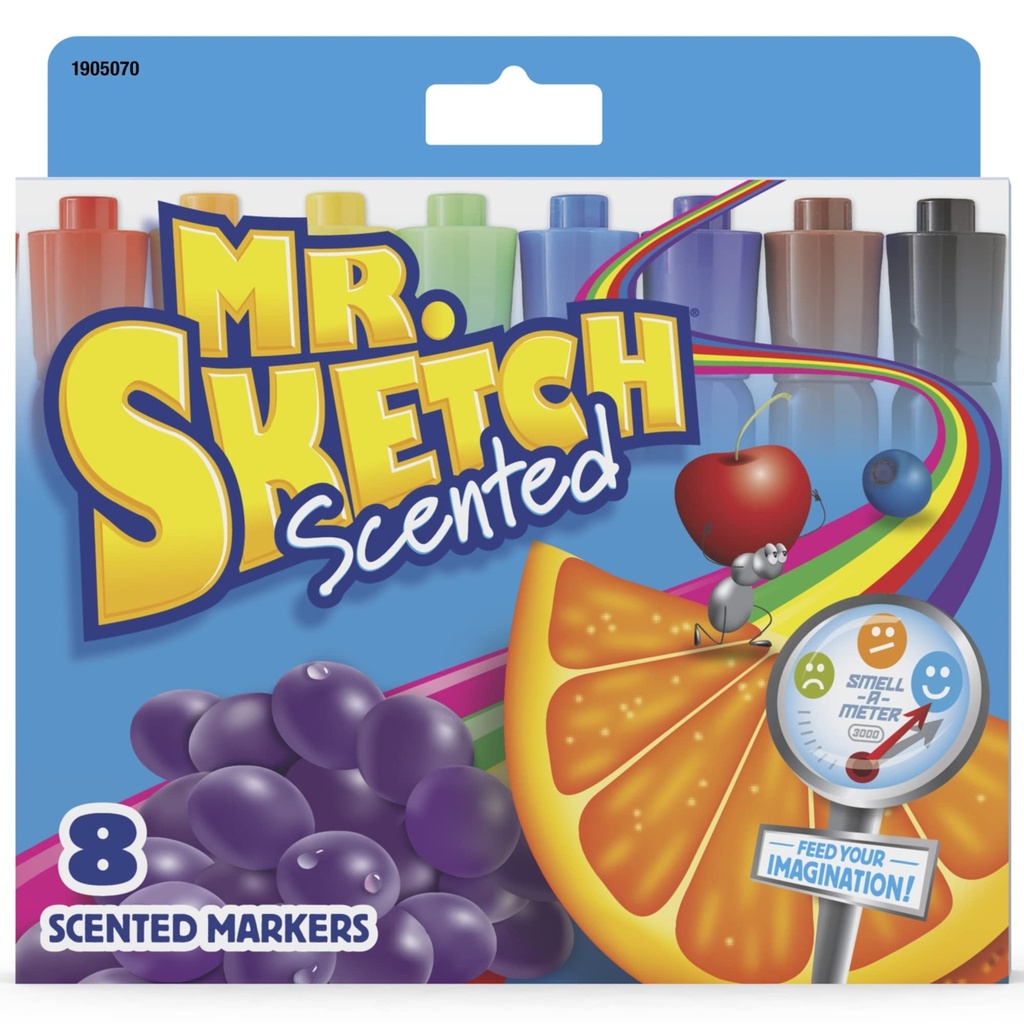 MARCADORES PERMANENTES MR.SKETCH CON AROMA x8PZS