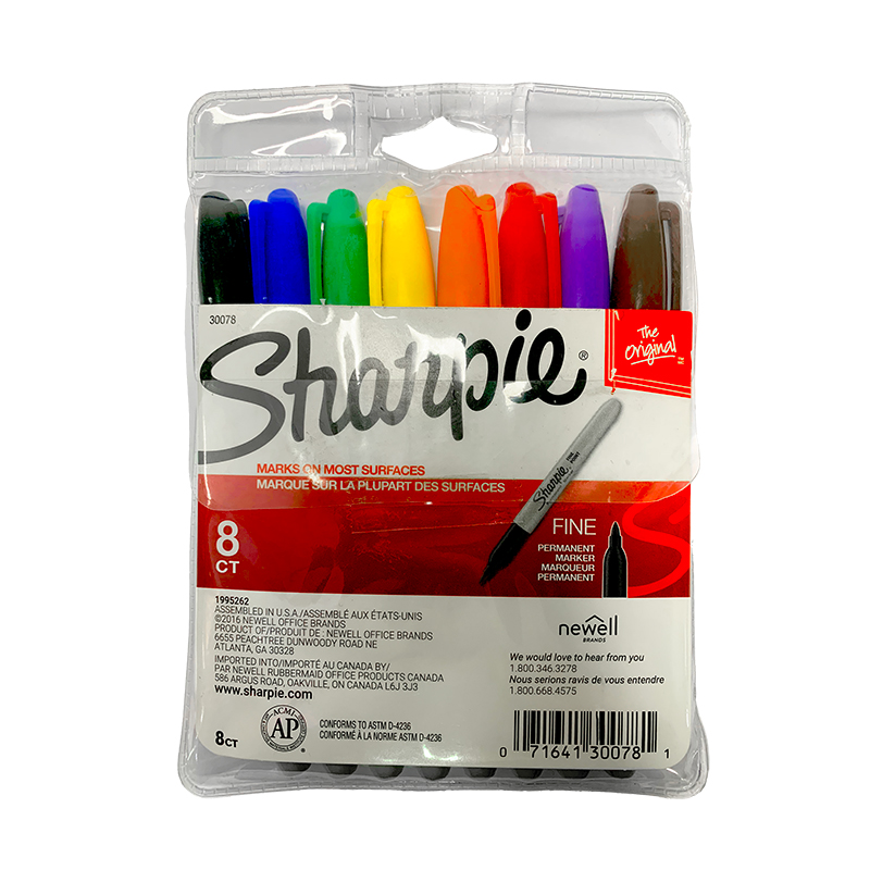 MARCADORES SHARPIE PUNTA FINA X8