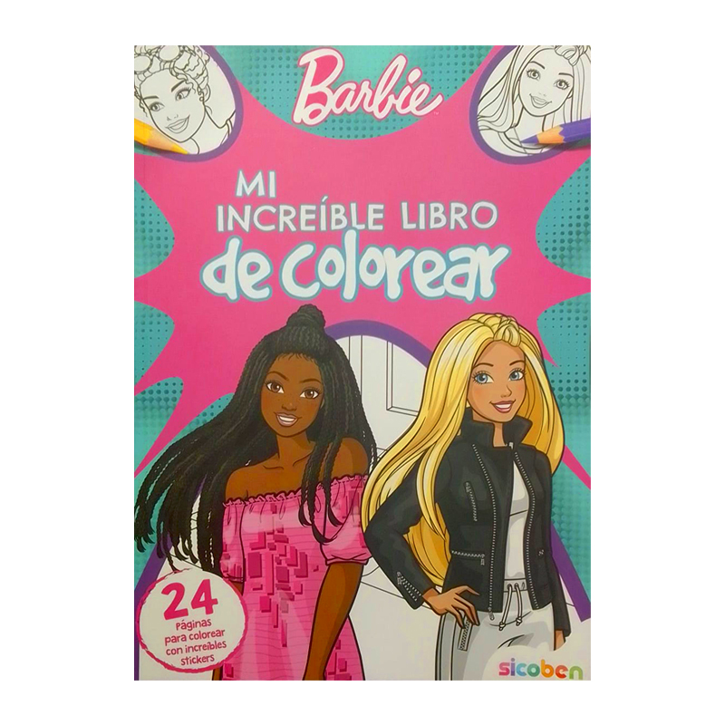MI INCREIBLE LIBRO DE COLOREAR BARBIE