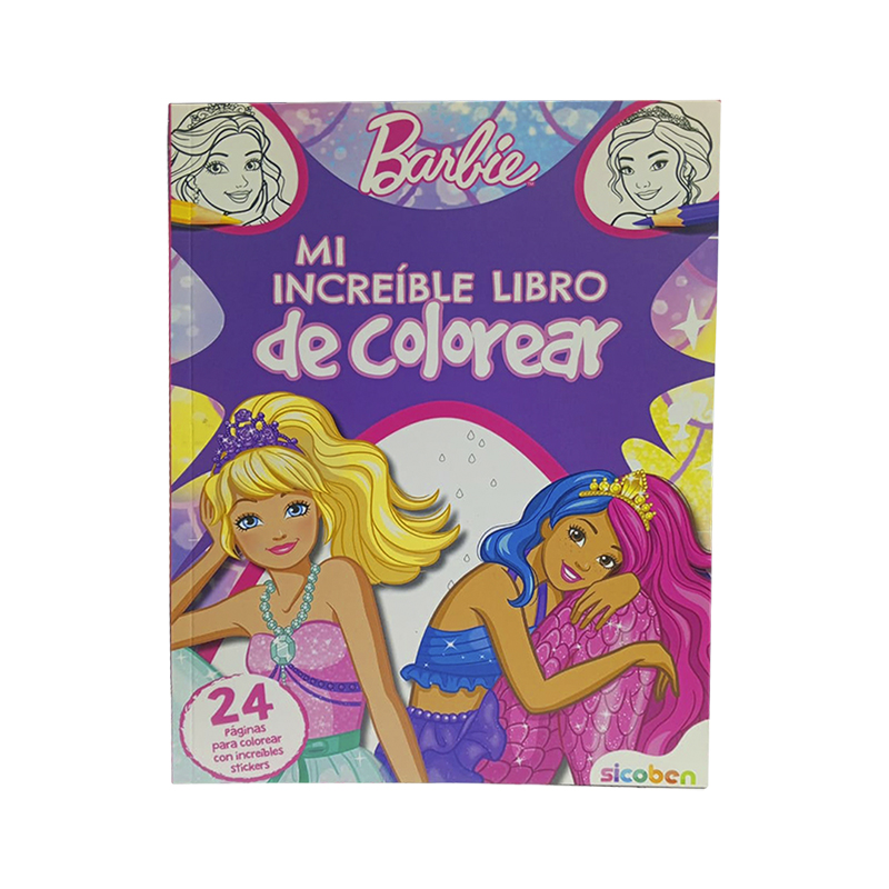 MI INCREIBLE LIBRO DE COLOREAR BARBIE