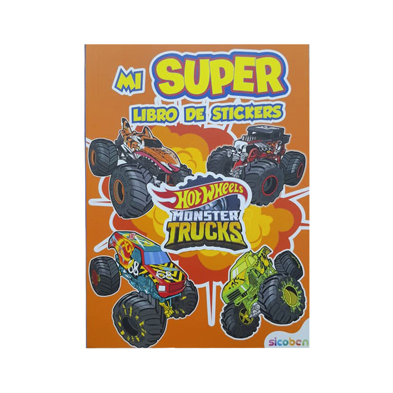 MI SUPER LIBRO STICKERS HOTWHEELS