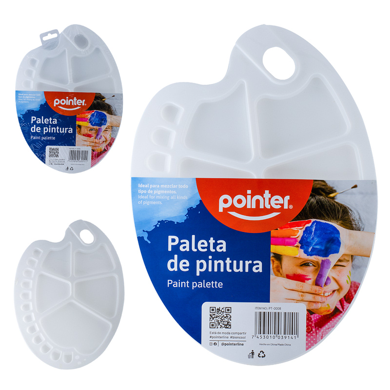 PALETA PLASTICA PARA PINTURA