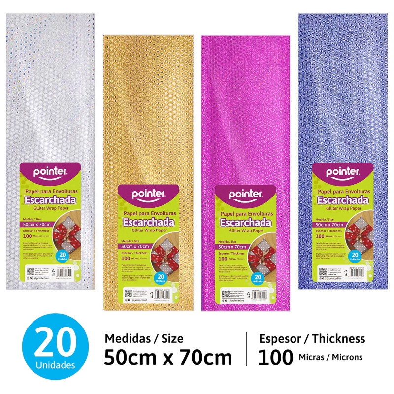 PAPEL DE REGALO 50x70CM (CIRCULOS)