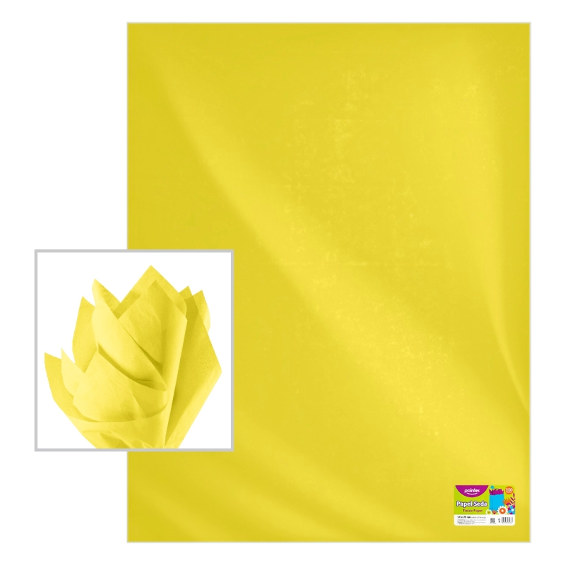 PAPEL SEDA AMARILLO - 50x70CM