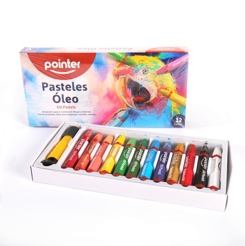 CRAYONES PASTELES OLEO x12 COLORES