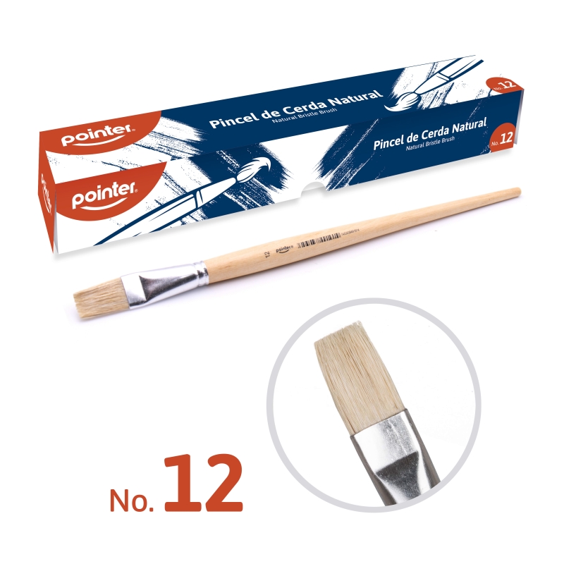 PINCEL PLANO N12