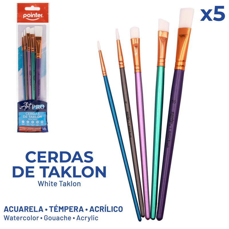 SET DE PINCELES ART PRO x5PZAS