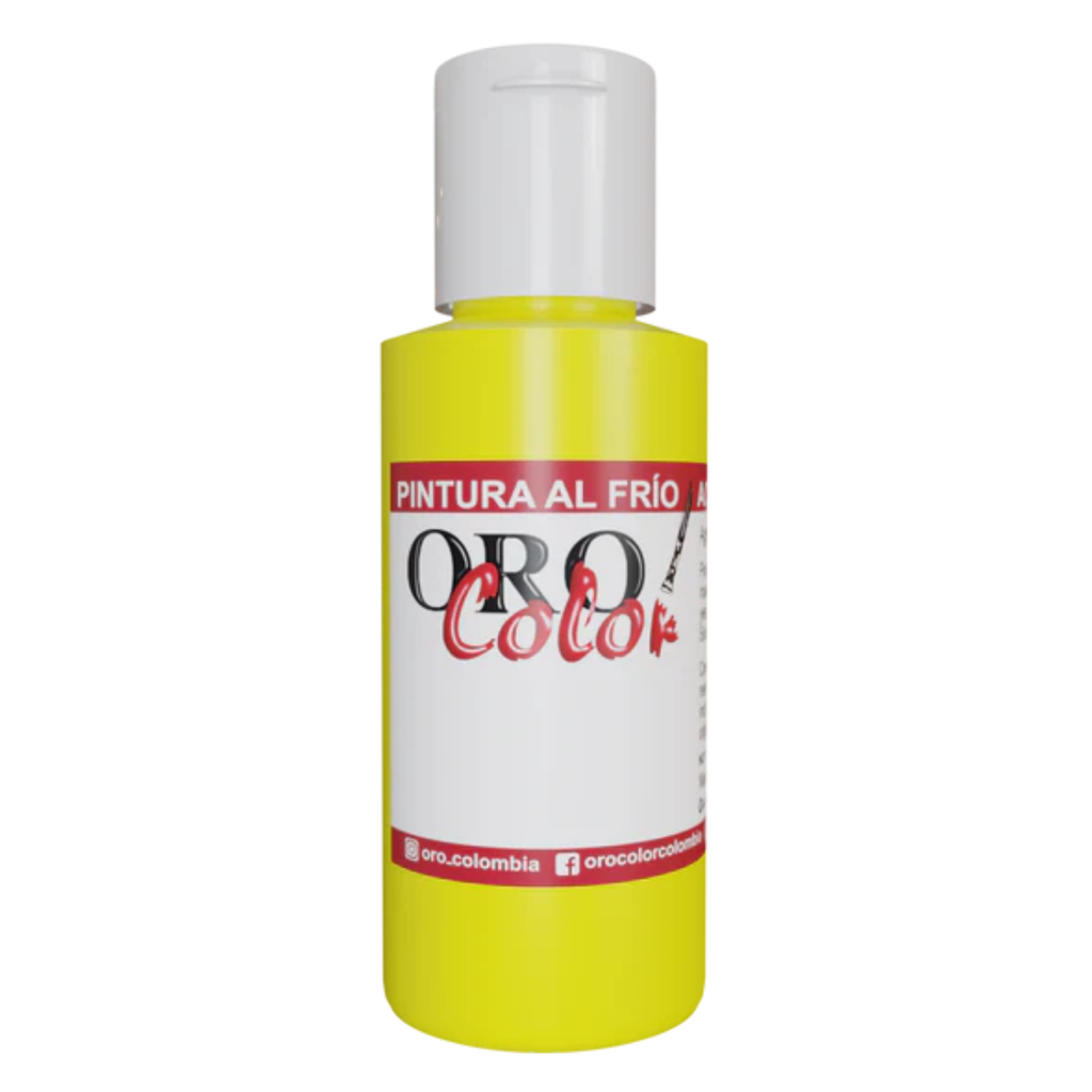 PINTURA AL FRIO AMARILLO CANARIO 60ML