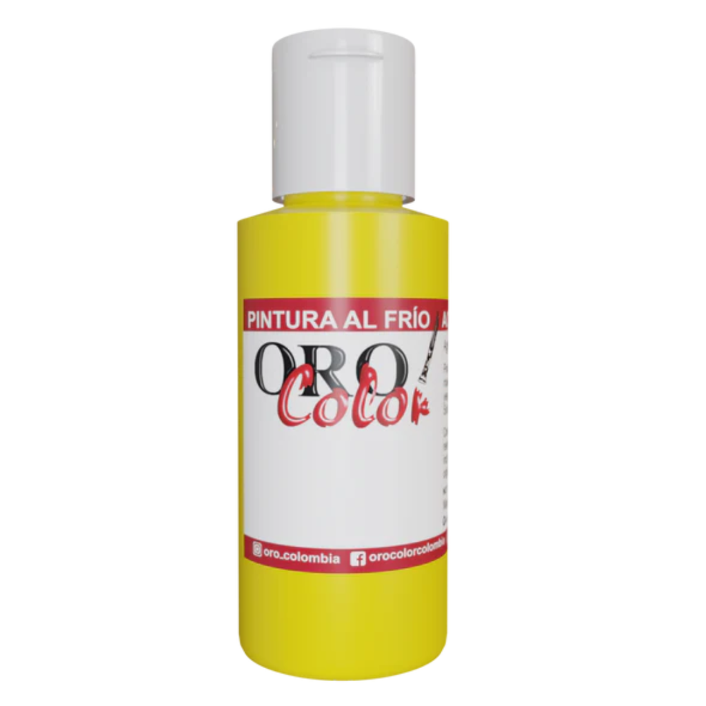 PINTURA AL FRIO AMARILLO PRINCESA 60ML