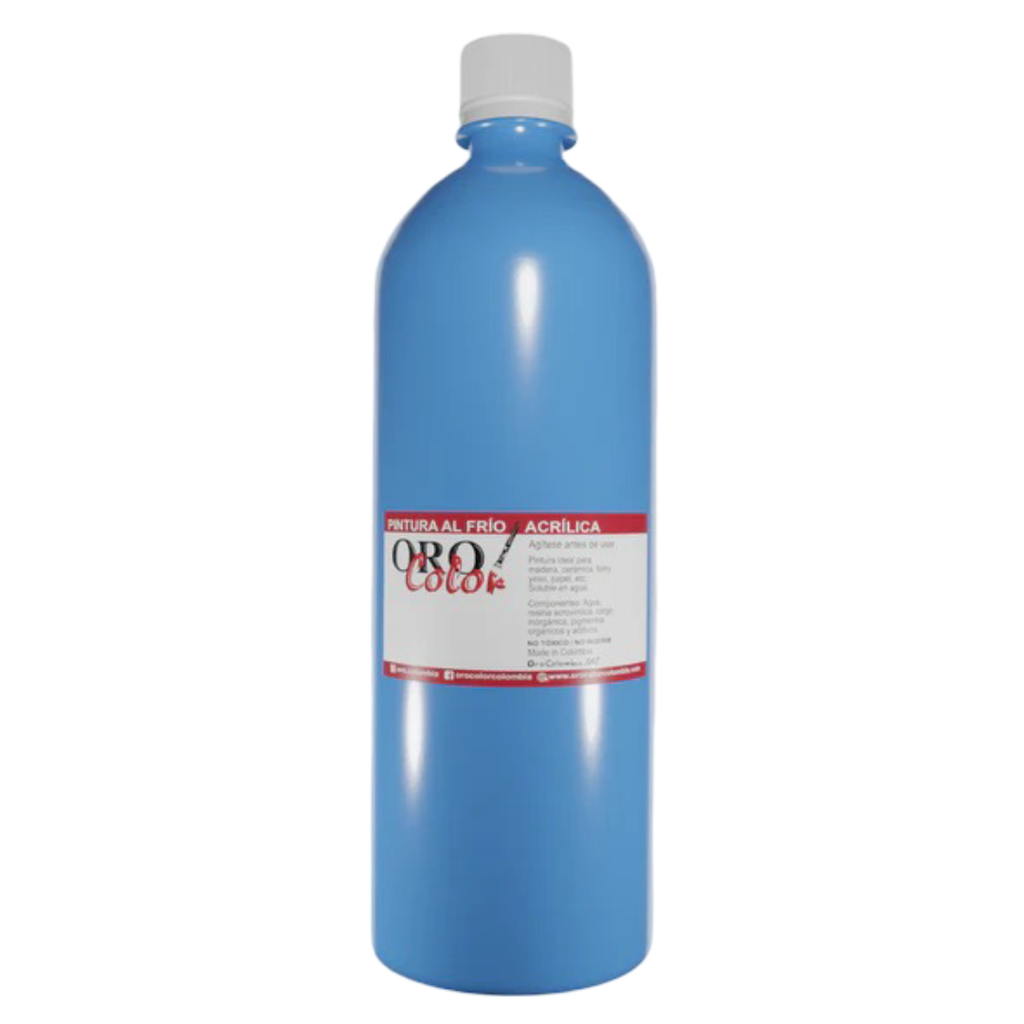PINTURA AL FRIO CELESTE 1L