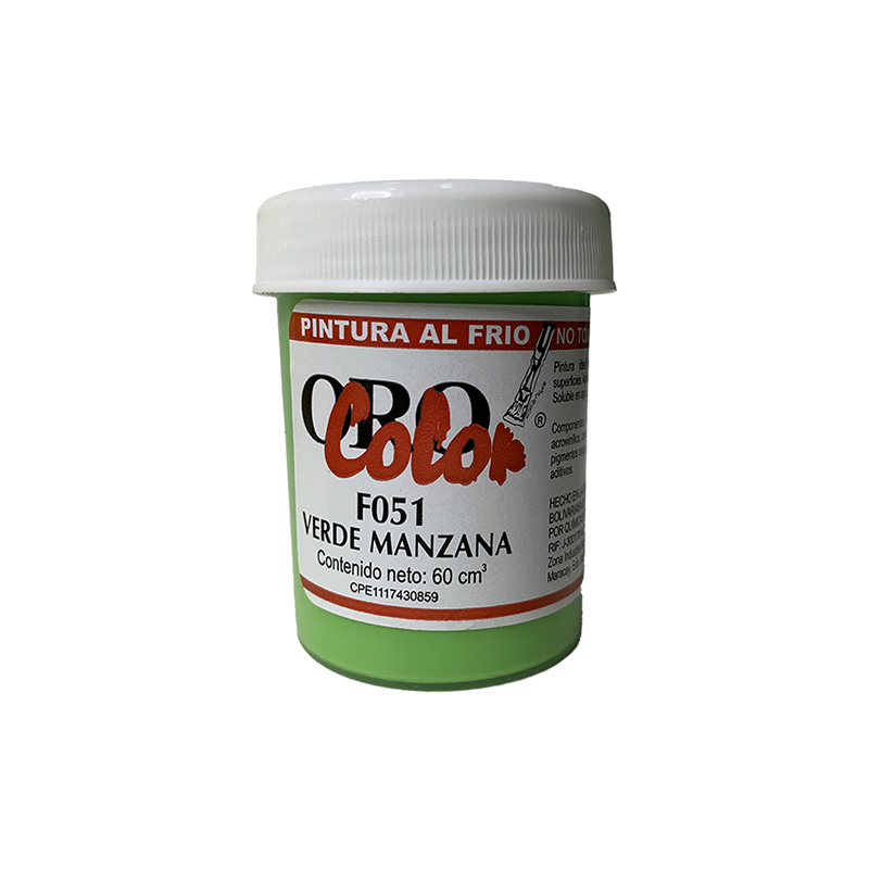 PINTURA AL FRIO VERDE MANZANA 60ML