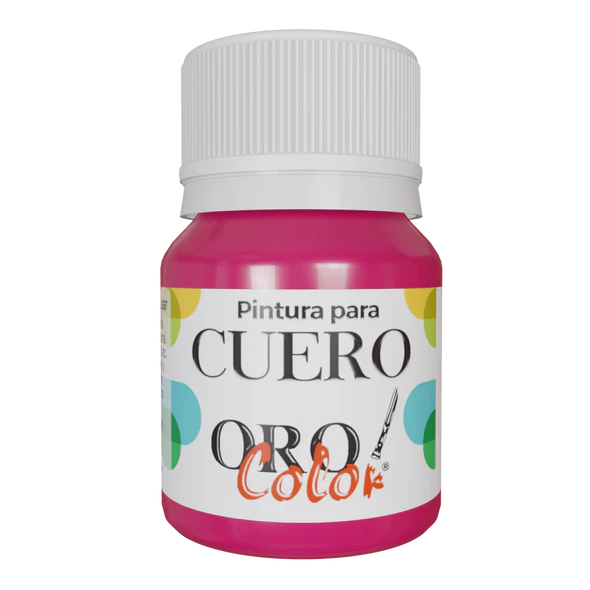 PINTURA PARA CUERO MAGENTA  NEON 30ML 