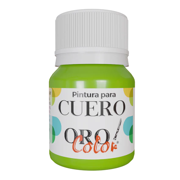PINTURA PARA CUERO VERDE NEON 30ML 