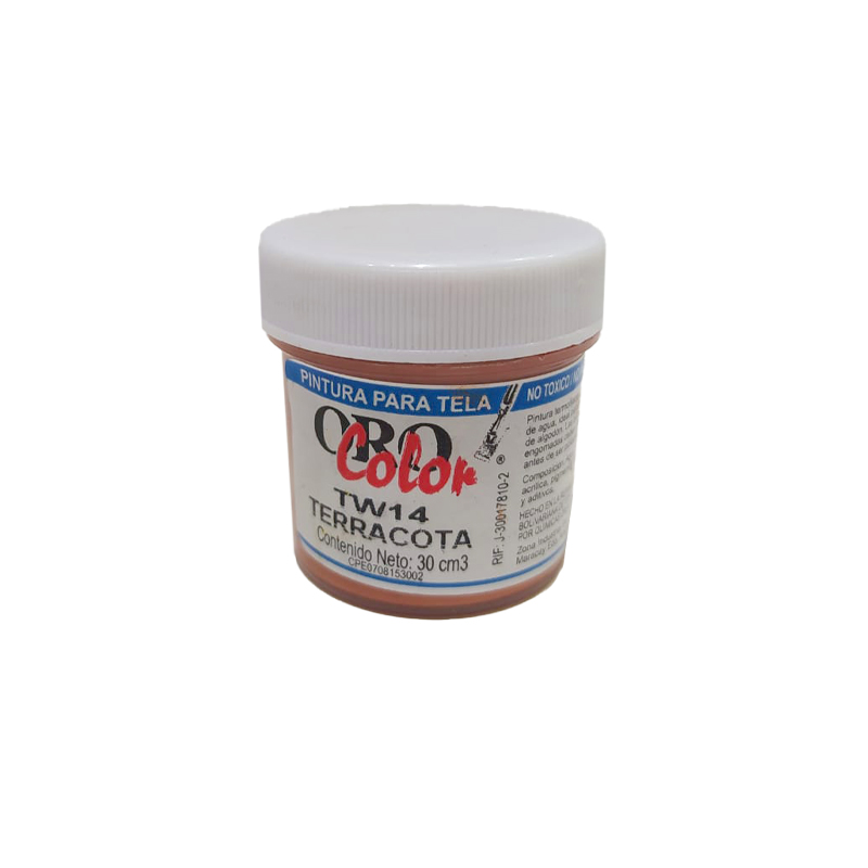 PINTURA TEXTIL TERRACOTA 30ML 