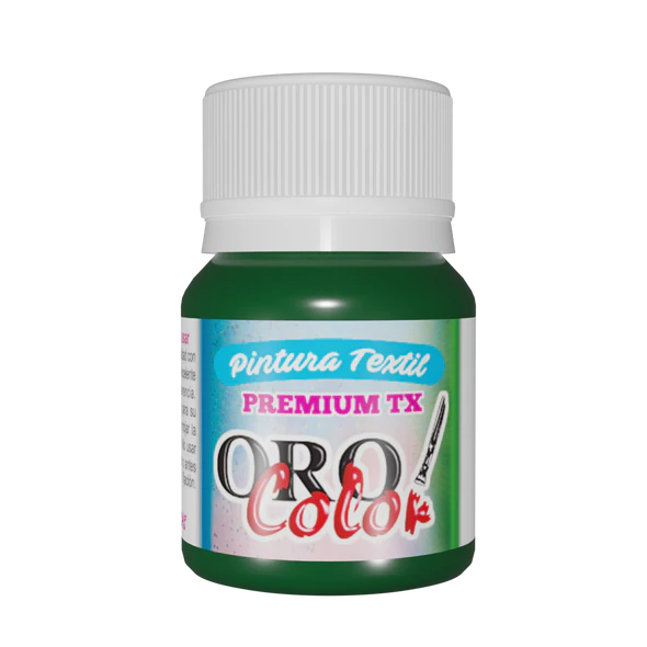 PINTURA TEXTIL PREMIUM VERDE GRAMA 30ML 