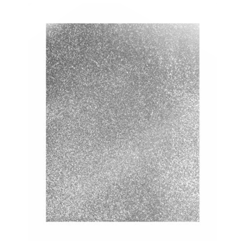 FOAMY ESCARCHADO PLATA ALPACA - CARTA 20x30CM