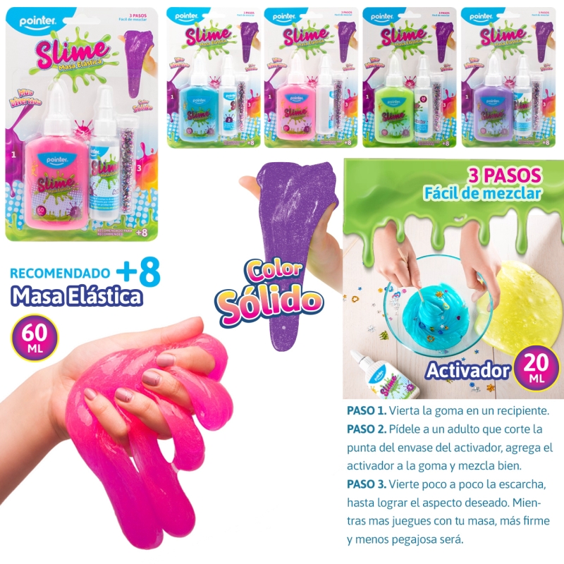 SLIME 60ML (COLORES SOLIDOS)