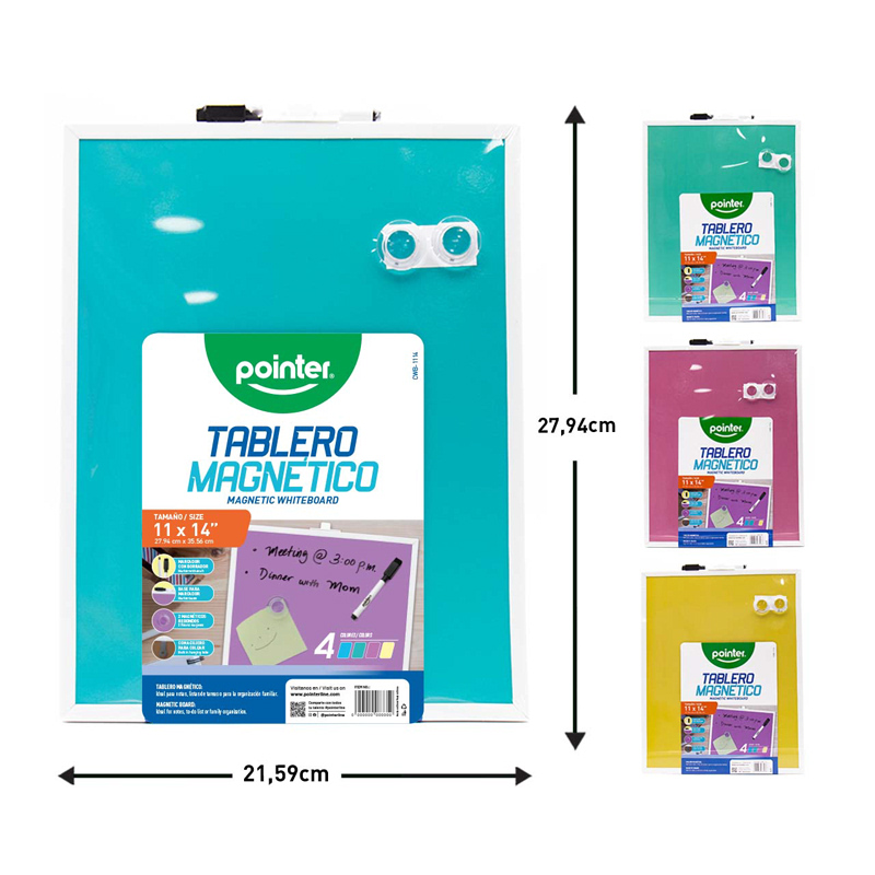 TABLERO MAGNETICO 11x14 