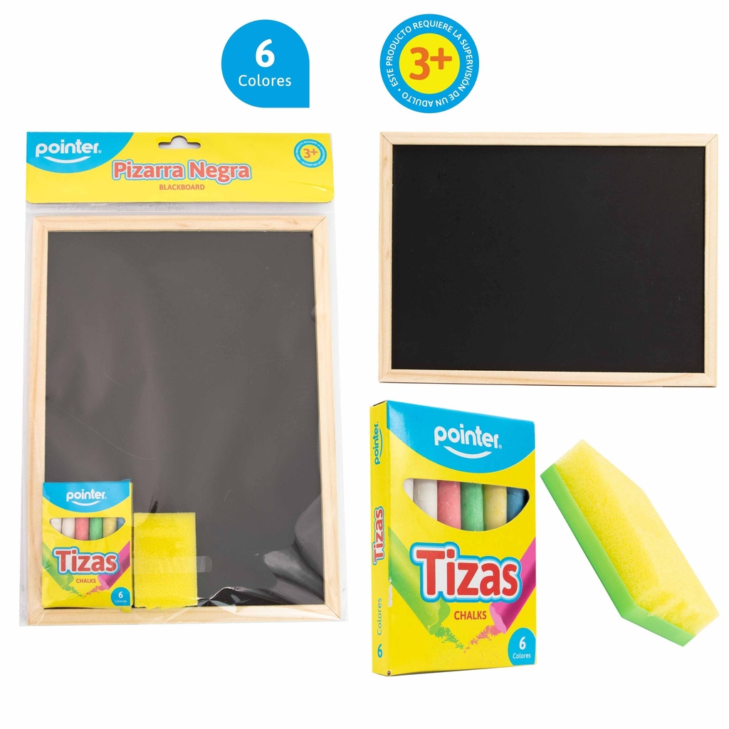 TABLERO NEGRO 10" x 7"