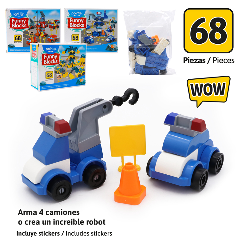 BLOQUES PARA ARMAR x68PZAS