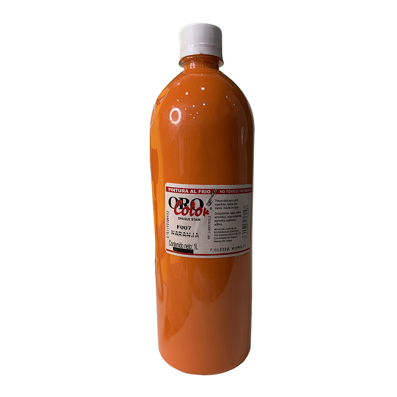 PINTURA AL FRIO NARANJA 1L