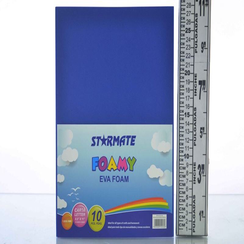 FOAMY LISO CARTA 8.5X11" AZUL ROYAL