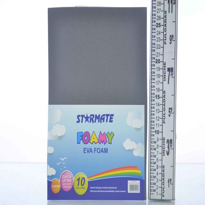 FOAMI LISO  8.5X11" GRIS OSCURO