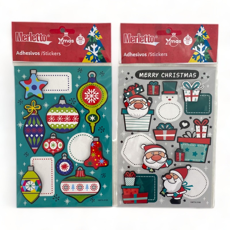 STICKERS NAVIDEÑOS SURTIDOS
