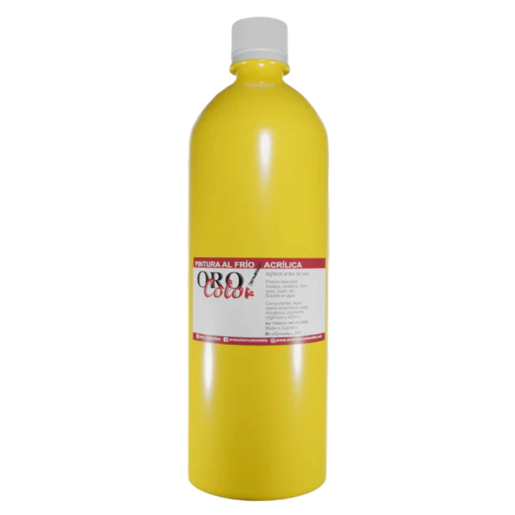 PINTURA AL FRIO AMARILLO PRIMARIO 1L
