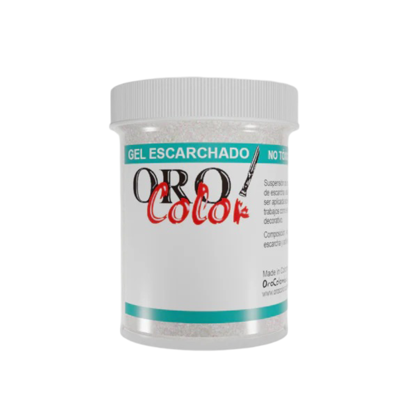 GEL ESCARCHADO NACAR DORADO 60ML