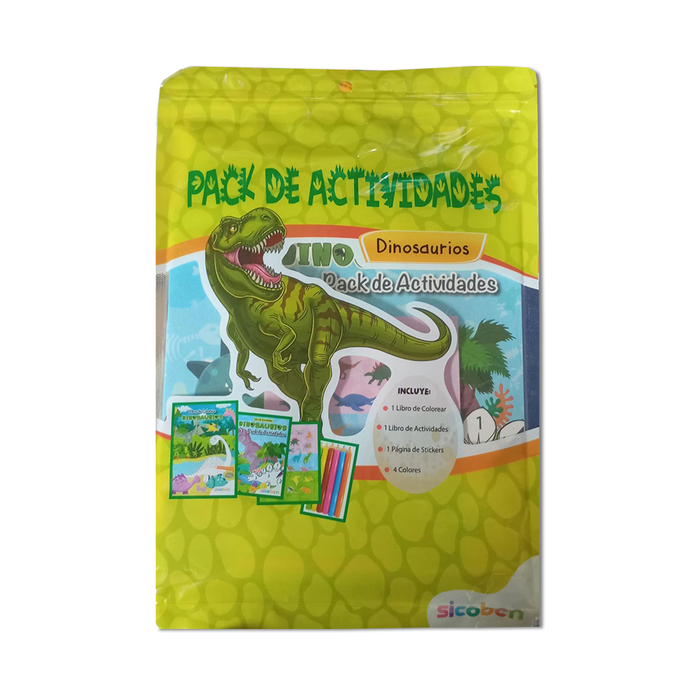 PACK CON DIVERSION DE DINOSAURIO