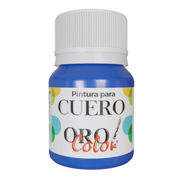 PINTURA PARA CUERO AZUL NEON FLUORESCENTE