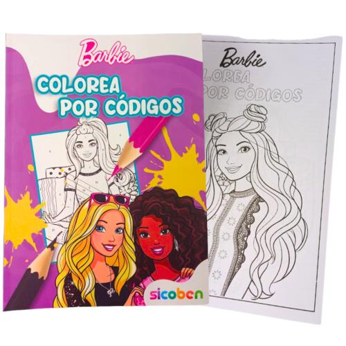 COLOREA POR CODIGOS (BARBIE)