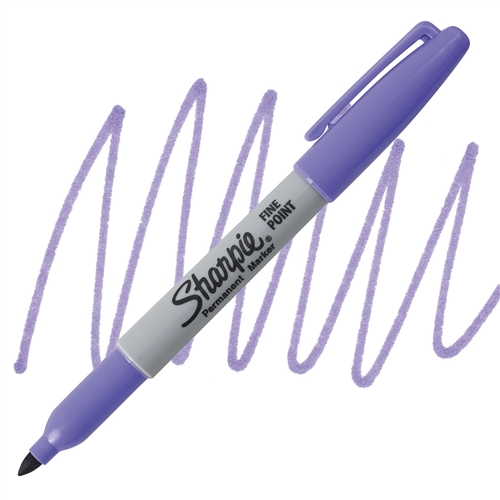 MARCADOR PERMANENTE PUNTA FINA MORADO 