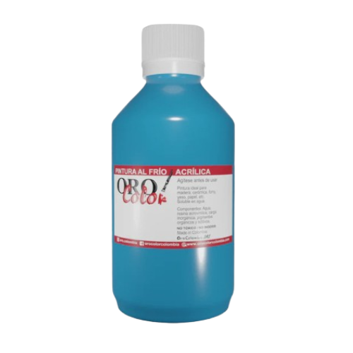 PINTURA AL FRIO AZUL BEBÉ 250ML