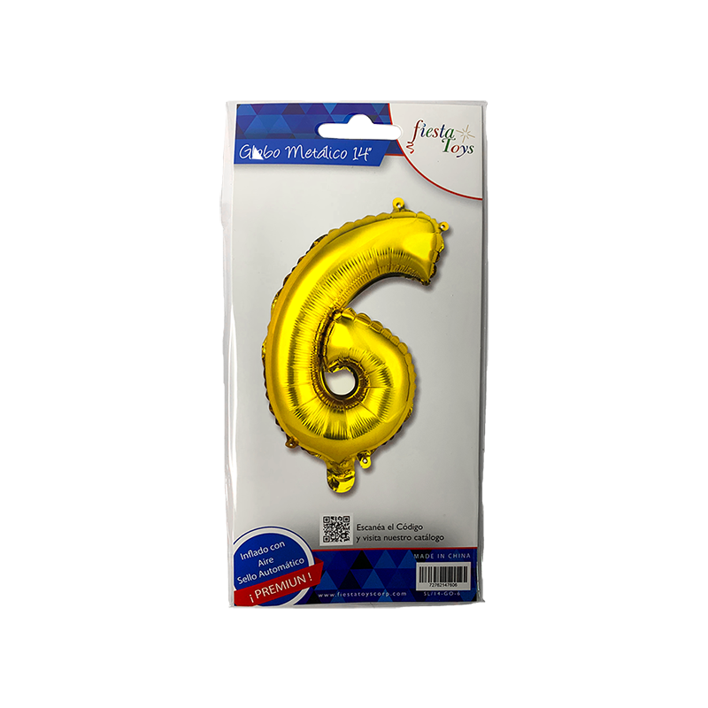 GLOBO METALICO 14" N 6