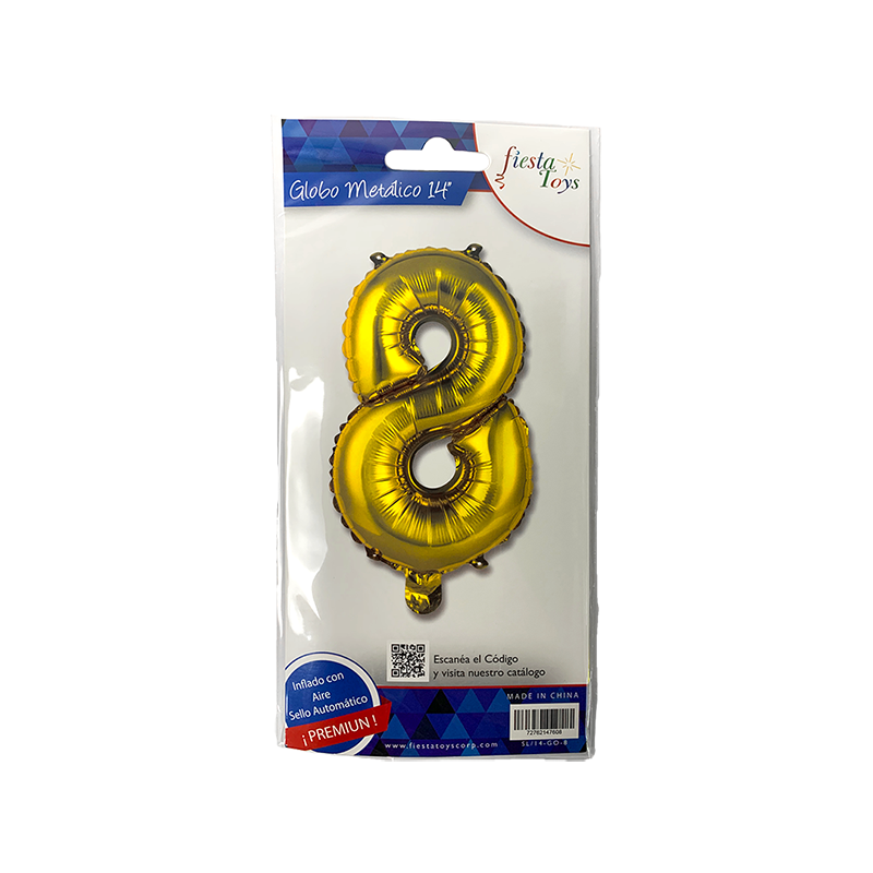 GLOBO METALICO 14" N 8
