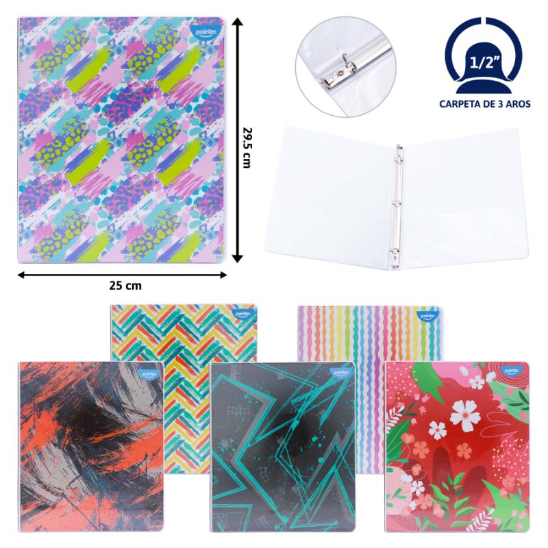 CARPETA 3 AROS 1/2"