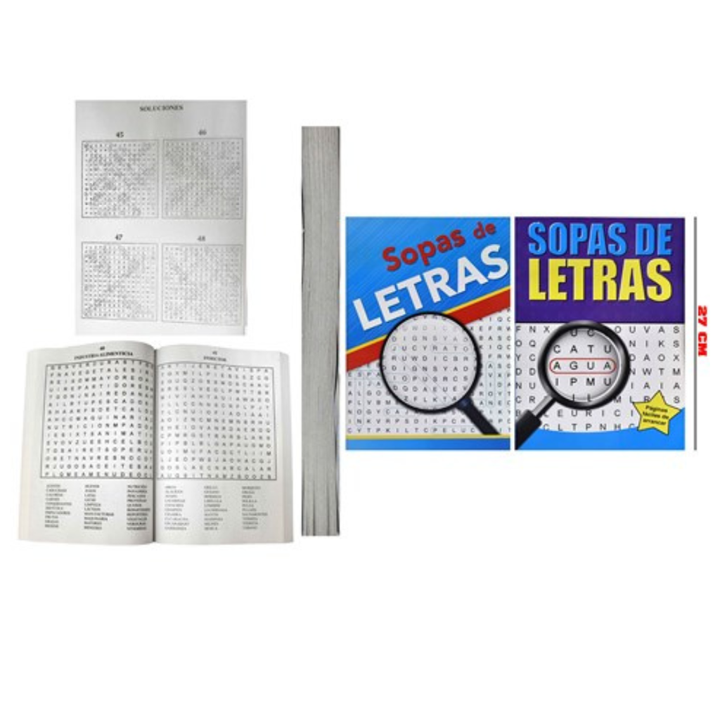 LIBROS SOPA DE LETRA 320 PG