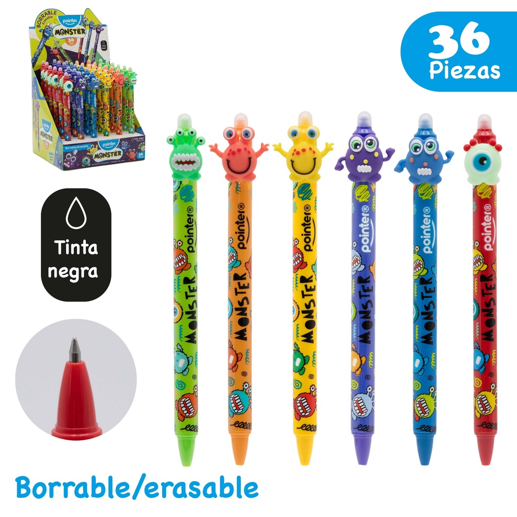 BOLIGRAFO BORRABLE (TINTA NEGRA)